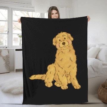 Discover Goldendoodle Lovers Labradoodle Doodle Dog Mom Doodle Dog Fleece Blankets