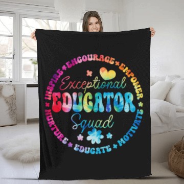 Discover Exceptional Educator Squad Special Education Teacher Autism 1 Fleece Blankets