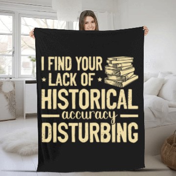 Discover Historian History buff Baseball Tees Fleece Blankets