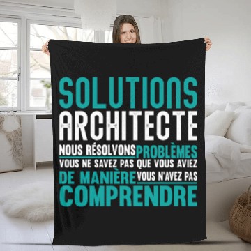 Discover Construction Builder Architect Fleece Blankets