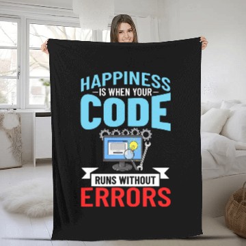 Discover Software Development Process Developer Manager Engineer 3 Zip Fleece Blankets