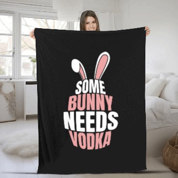 Discover Rabbits Some bunny needs vodka easter bunny easter eggs Baseball Tees Fleece Blankets
