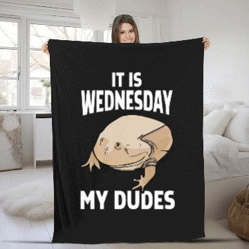 Discover It Is Wednesday My Dudes 1 Fleece Blankets