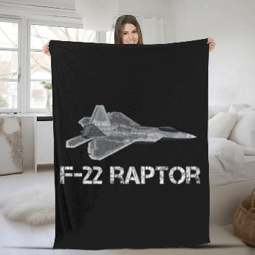 Discover F22 Raptor Fighter Jet Military Pilot Baseball Tees Fleece Blankets