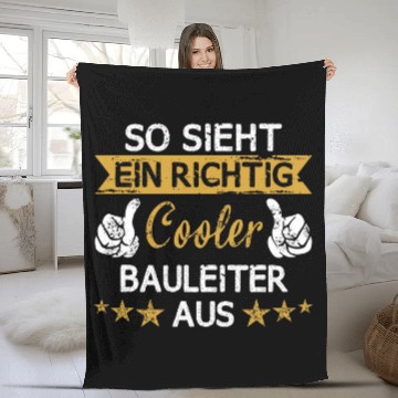 Discover Builder Construction Site Builder Construction Worker Saying Gift Idea Fleece Blankets