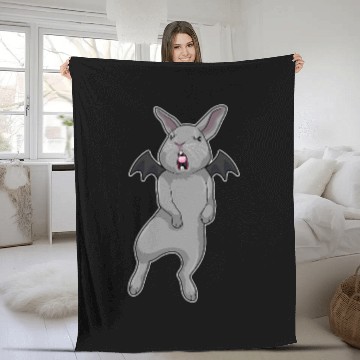 Discover Rabbits Bat wings Baseball Tees Fleece Blankets