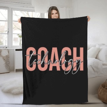 Discover Technology Technology Teacher Computer Teacher Zip Fleece Blankets