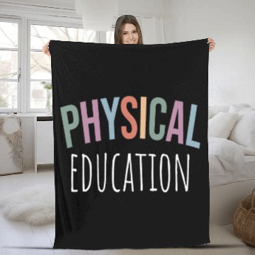 Discover Physical Education PE Teacher Phys Ed Student Grad 13 Fleece Blankets