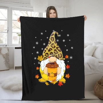 Discover Its Fall Yall Gnome Pumpkin Spice Latte Happy Thanksgiving2 Fleece Blankets