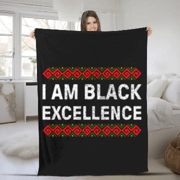 Discover Black Excellence Black Pride History Month 2 Fleece Blankets