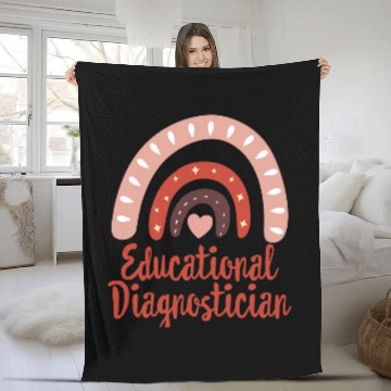 Discover Educational Diagnostician Squad School Psychologist Psyc 11 Fleece Blankets