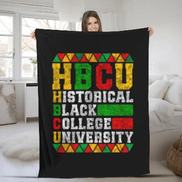 Discover HBCU Schools Matter Historical Black College Alumni Zip Fleece Blankets