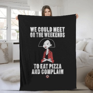 Discover Daria Jane Lane Eat Pizza And Complain Portrait Baseball Tees Fleece Blankets