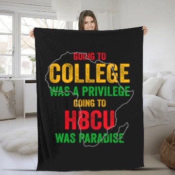 Discover HBCU Education For HBCU Student HBCU Alumni Black History 5 Fleece Blankets