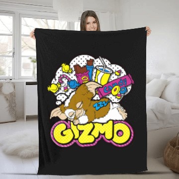 Discover Gremlins Gizmo Candy Pop Art Zip Fleece Blankets