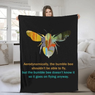 Discover BUMBLEBEE SILHOUETTE ART Baseball Tees Fleece Blankets