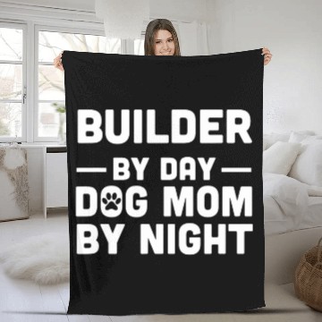 Discover Builder By Day Cat Mom By Night Baseball Tees Fleece Blankets