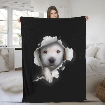 Discover Labrador Lab Dog Cute Yellow Lab Labrador Baseball Tees Fleece Blankets