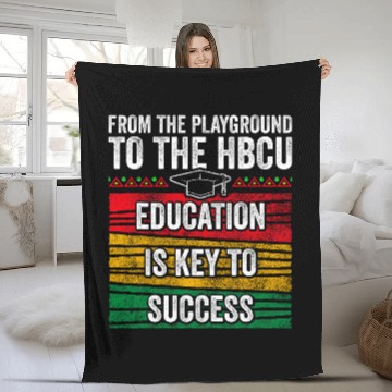 Discover HBCU Education For HBCU Student HBCU Alumni Black History 4 Fleece Blankets