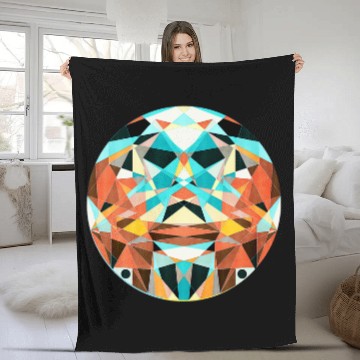 Discover Circle Abstract Geometry Art Baseball Tees Fleece Blankets