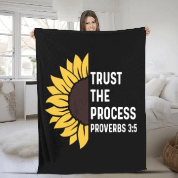 Discover Proverbs 35 3 5 God Jesus Religious Quote Trust The Process Baseball Tees Fleece Blankets