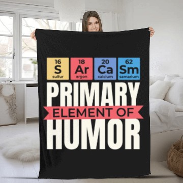 Discover Periodic Table Element Of Humor chemicals Element Fleece Blankets