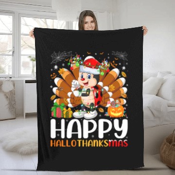 Discover Ladybug Lover Halloween Christmas Happy Hallothanksmas Baseball Tees Fleece Blankets
