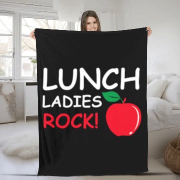 Discover Apple Rock Server or Waitress Zip Fleece Blankets