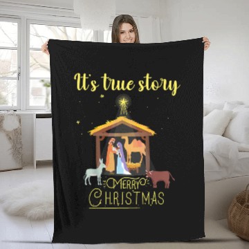 Discover Merry Christmas Nativity Scene North Star True Story500 Baseball Tees Fleece Blankets