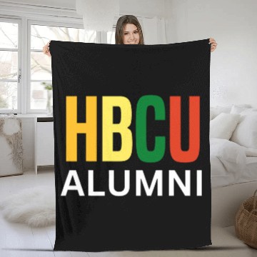 Discover HBCU Historically Black College University Grad Alumni BML 6 Zip Fleece Blankets