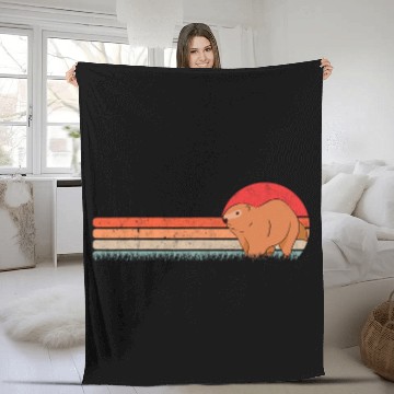 Discover Marmot Retro Groundhog Vintage Fleece Blankets