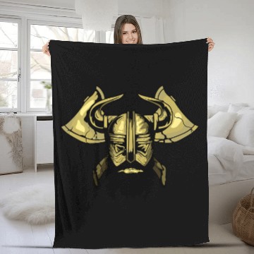 Discover Viking Ragnar Pagan Baseball Tees Fleece Blankets