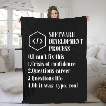 Discover Software Developer Software Computer Engineer Programmer Fleece Blankets