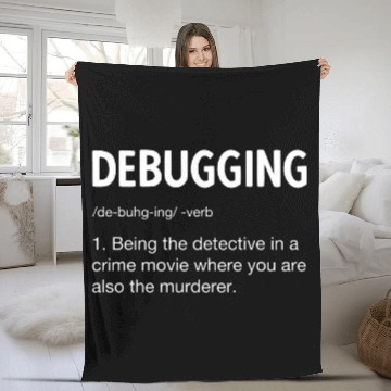 Discover Programmer Programming Coding Software Developer Sayings Zip Fleece Blankets