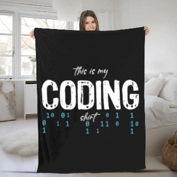 Discover Programmer Programming Coding Software Developer Sayings 9 Fleece Blankets