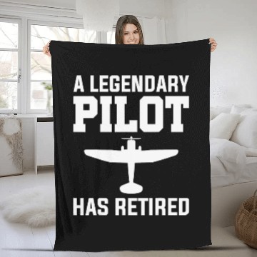 Discover Retired Pilots Retiring Pilots A Legendary Pilot Has Retired Fleece Blankets