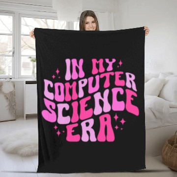 Discover Computer Science Era Retro Programmer Geekery Coding Fleece Blankets