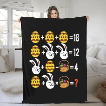 Discover Easter Order of Operations Quiz Math Teacher easter Egg Hunt Baseball Tees Fleece Blankets