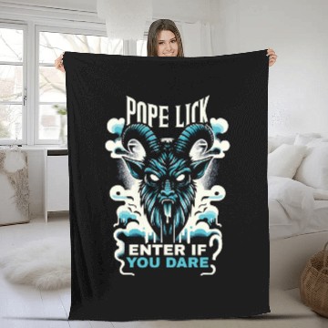 Discover Pope Lick Monster Legendary Creature Cryptozoology Cryptid Fleece Blankets
