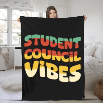 Discover Student Council Vibes 5 Fleece Blankets