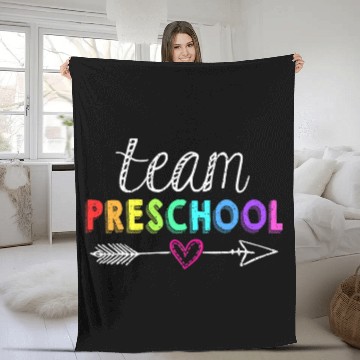 Discover Team Preschool Teacher Student Funny Back To School Gift 1 Fleece Blankets