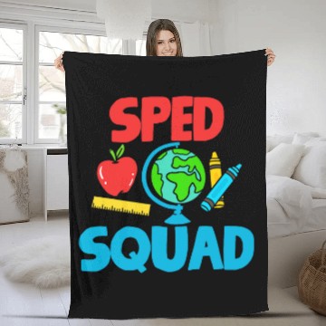 Discover SPED Special Education SPED Teacher Student 1 Fleece Blankets
