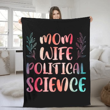 Discover Funny Political Scientist Political Science Pol Sci Fleece Blankets