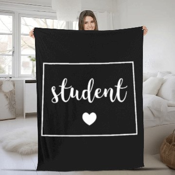 Discover Red For Ed Wyoming Student Public Education Fleece Blankets