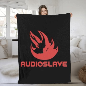 Discover AUDIOSLAVE Rock Band Logo Baseball Tees Fleece Blankets