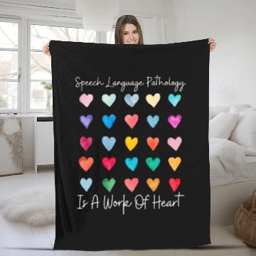 Discover SLP Speech Language Pathology Graduation Student SLPA Women Baseball Tees Fleece Blankets
