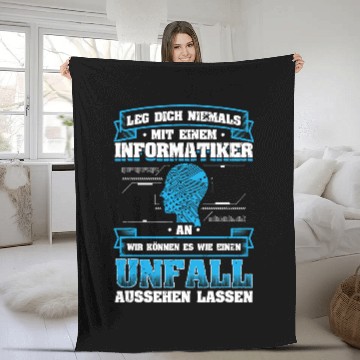 Discover Never put computer scientist to computer science computer student university Baseball Tees Fleece Blankets