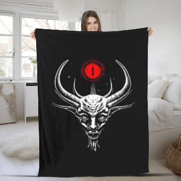 Discover Goats Lover Antichrist Baphomet Goats 2Dark Aesthetic 21 Fleece Blankets