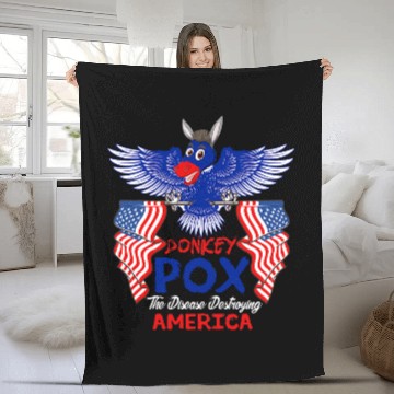 Discover Donkey Pox The Disease Destroying America with eagle embryos Fleece Blankets