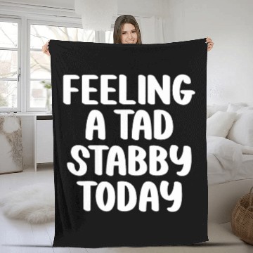 Discover Feeling A Tad Stabby Today Sarcastic Fleece Blankets for Unisex Surgeon Baseball Tees